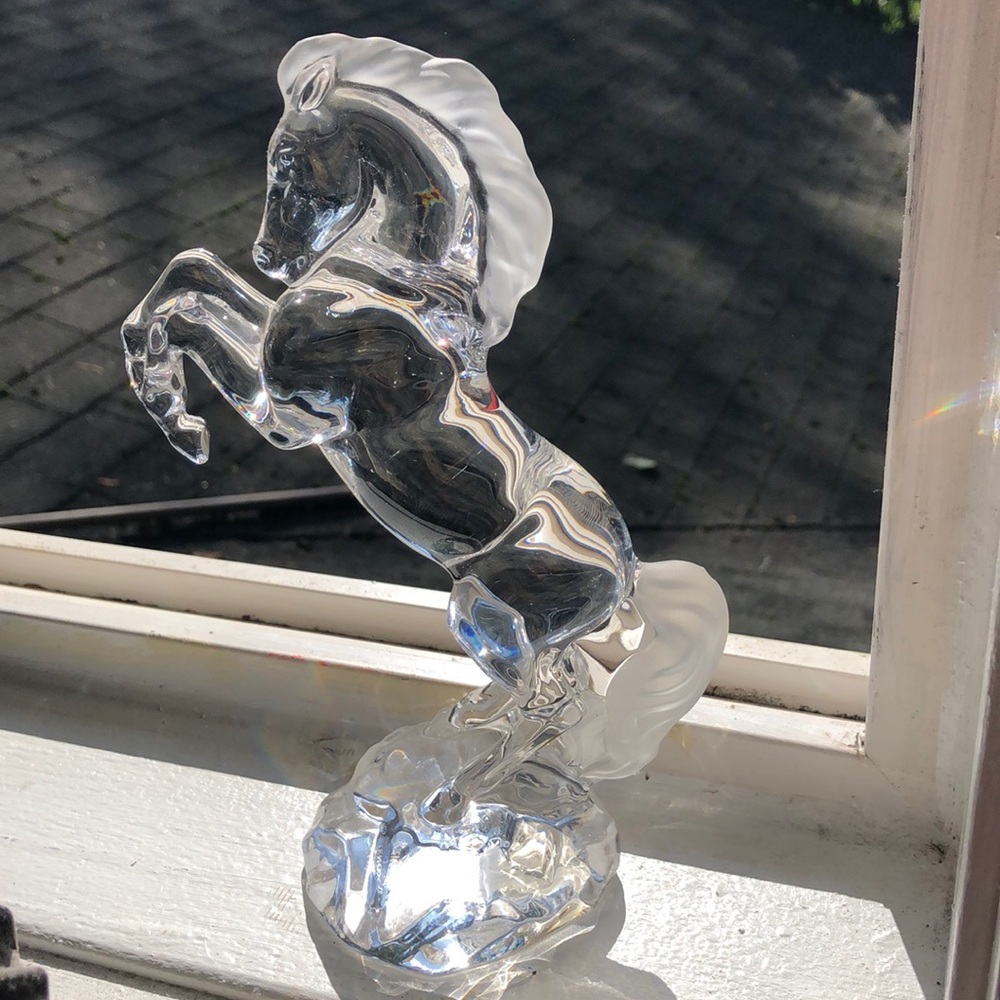 Authentic lead crystal Lenox 🐴 mustang pony gift